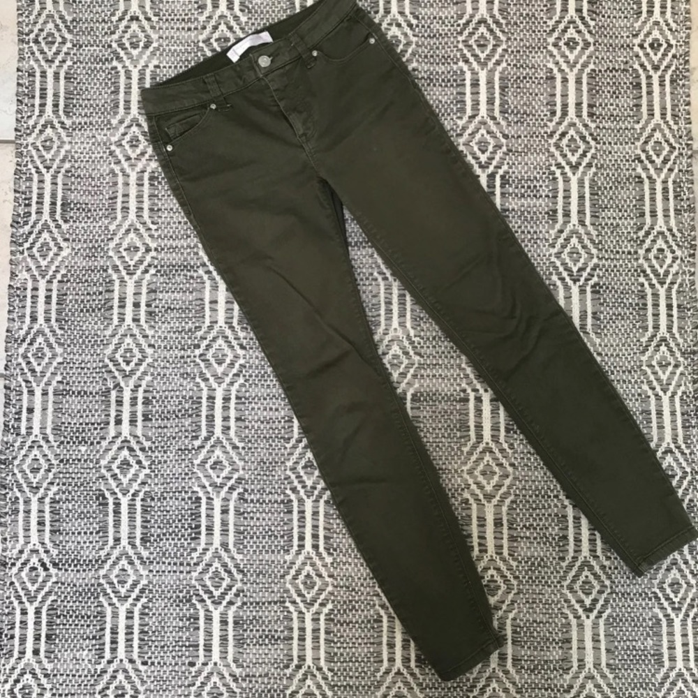 Green Skinny Jeans
